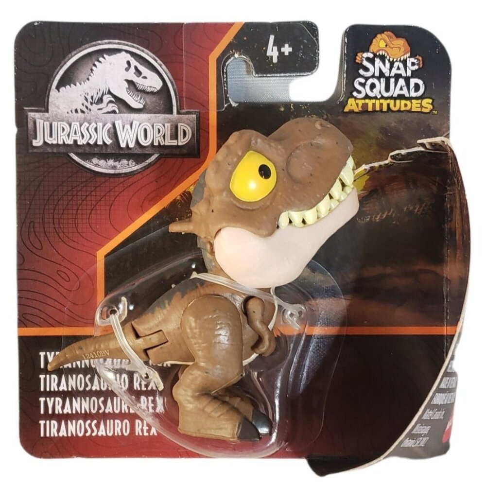 Jurassic World Snap Squad Attitude Tyrannosaurus Rex Dinosaur GXW62 GXW58